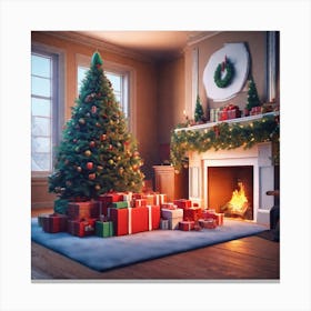 Christmas Tree 44 Canvas Print