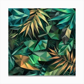Tropical Leaves 111 Canvas Print
