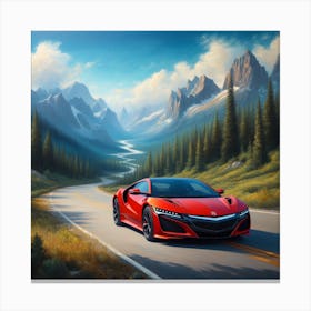 Acura Nsx Canvas Print