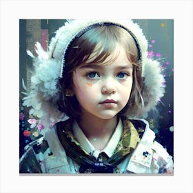 Little Girl Ai Canvas Print