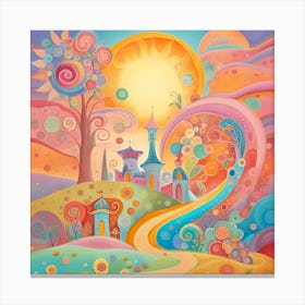 Fairytale Landscape Canvas Print