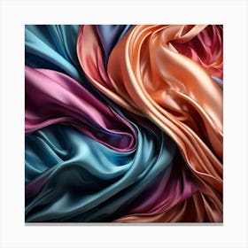 Silk Fabric Background art print Canvas Print