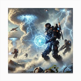 Weather Manipulation Squads Retry Canvas Print