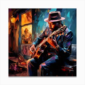 Jazz Musician 96 Canvas Print