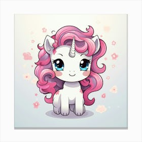 Little Unicorn 9 Canvas Print