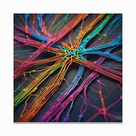 Neural Network 12 Canvas Print