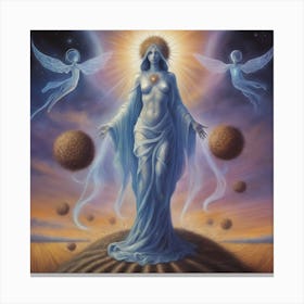 Goddess Of The Sky Canvas Print