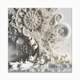 3d Paper Art Canvas Print