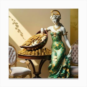 Goddess of Money 1 Canvas Print