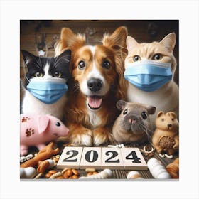 Coronavirus 2020 Canvas Print