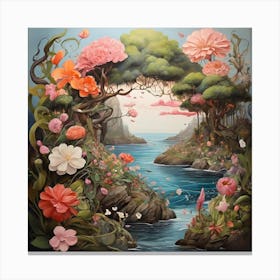 'The Garden Of Flowers' Canvas Print