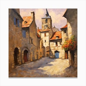 Street In France Canvas Print