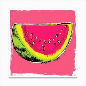 Watermelon Pop Art 1 Canvas Print