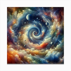 Spiral Galaxy Canvas Print