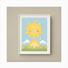 Sun Print Canvas Print