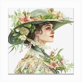 Victorian Lady Canvas Print