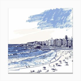 Santa Cruz Beach Canvas Print