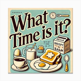 What Time Is It? 1 Toile