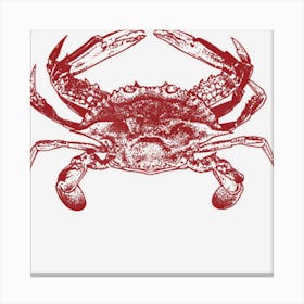 Red Crab Canvas Print