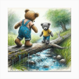 Teddy Bears 21 Canvas Print