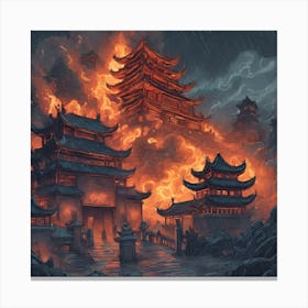 Chinese Pagoda Canvas Print