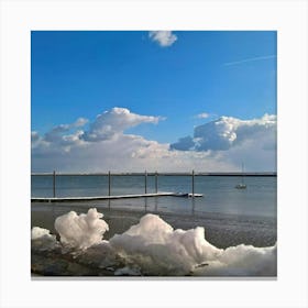 Ice Beach Leinwandbild