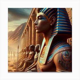 Egyptian Statue 9 Canvas Print