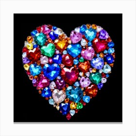 Heart Of Jewels Canvas Print