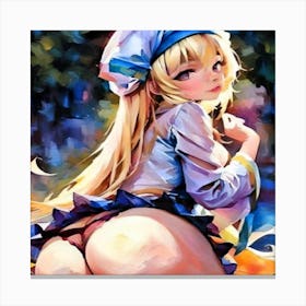 Anime Girl With Big Butt-Drucke 07.12.2024--a03c7 Canvas Print