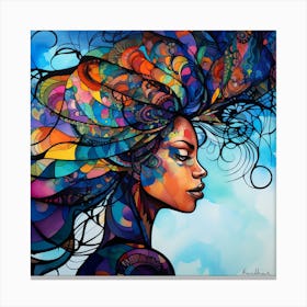 Afrofuturism 54 Canvas Print