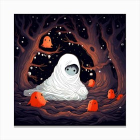 Ghosts In The Woods Canvas Print