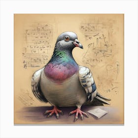 Pigeon 7 Canvas Print