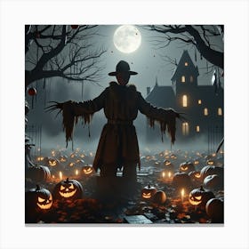 Haunted House Canvas Print