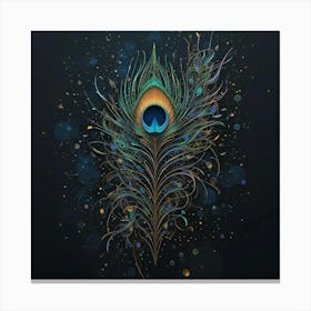 Peacock Feather 1 Canvas Print