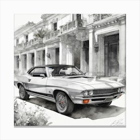 Chevrolet Camaro 3 Canvas Print