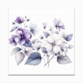 Violets 1 Canvas Print