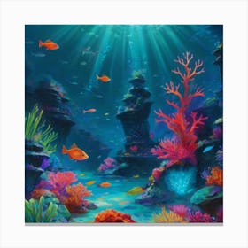 Under The Sea 2 Canvas Print