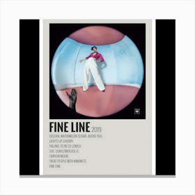 Fine Line - Harry Styles, 2019 Canvas Print