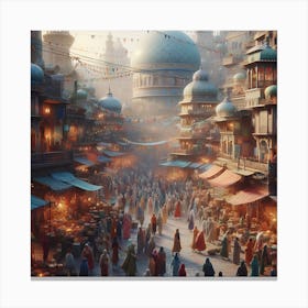Fairy Tale City Canvas Print