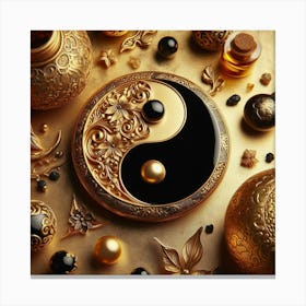 Yin Yang Symbol 21 Canvas Print