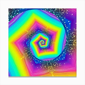 Psychedelic Spiral 6 Canvas Print