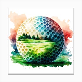 Golf Ball 1 Canvas Print