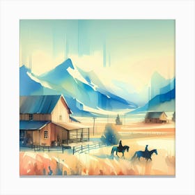 Country Scene Canvas Print