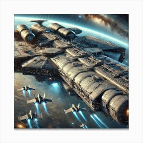 Skybreaker Carriers Converted Canvas Print