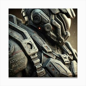 Asterian Astroguards Asteroid Alloy Armor Canvas Print