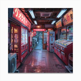 Japanese Shop Canvas Print