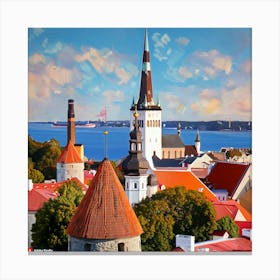 Tallinn 2 Canvas Print