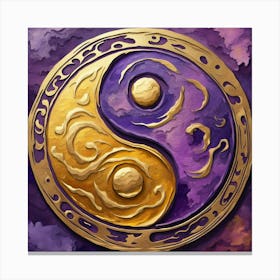 Yin Yang Symbol Canvas Print