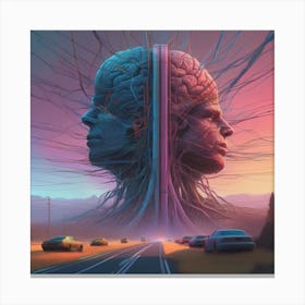 Mind Of A Man Canvas Print