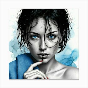 Blue Eyes 1 Canvas Print